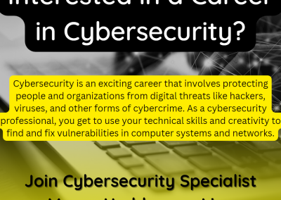 Cybersecurity Careers with Myron Hedderson (Feb 14, 2:10pm)