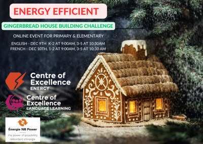 2026 Energy Efficient Gingerbread House Building Challenge