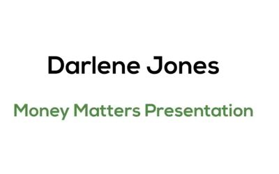 Money Matters With Darlene Jones from the Social Enterprise Hub