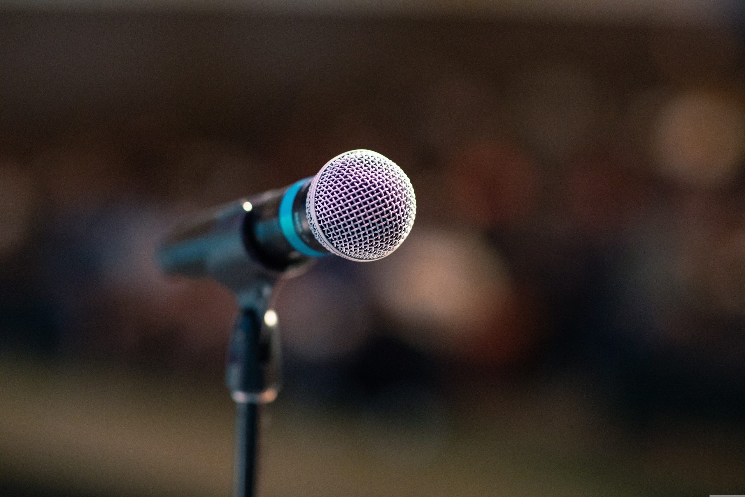A photo of a microphone.