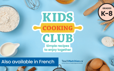 KIDS COOKING CLUB – Recipes for K-5, 6-8