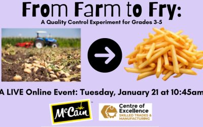 From Farm to Fry: A Quality Control Experience – Grade 3-5 LIVE Event